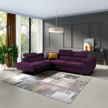 Sedací souprava Eka Rohová sedačka URUS, 271 cm Roh sedačky: Levý, Barva látky: KRONOS 03