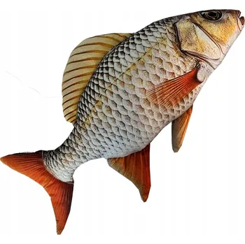 plyšák PLYŠOVÁ HRAČKA POLŠTÁŘ PLYŠÁK REALISTICKÝ JAKO ŽIVÁ RYBA KARAS VELKÁ XL 60 cm