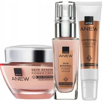 Kosmetická sada Sada pleťové kosmetiky Avon Anew Renewal Power krém 50 ml, sérum 30 ml