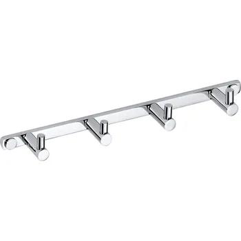 BEMETA OMEGA držák ručníků se čtyřmi háčky 270 mm, chrom