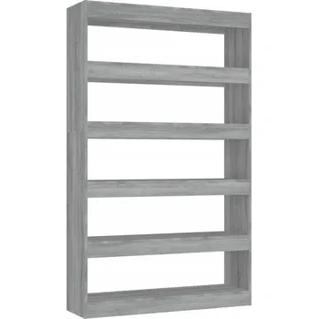 Knihovna Knihovna šedá dub sonoma 100 x 30 x 166 cm