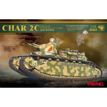 Plastikový model Meng 1/35 French Super Heavy Tank CHAR 2C
