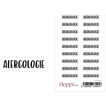 samolepka Fleppi Samolepky Alergologie