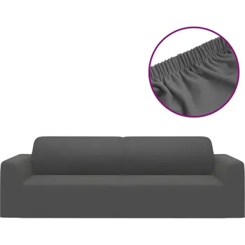 Prostěradlo Elastický potah na 3místnou pohovku, antracitový, 190-230 cm