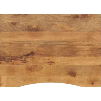 Psací stůl Dřevěná deska k psacímu stolu z manga 100 x 80 x 2,5 cm, přírodní barva