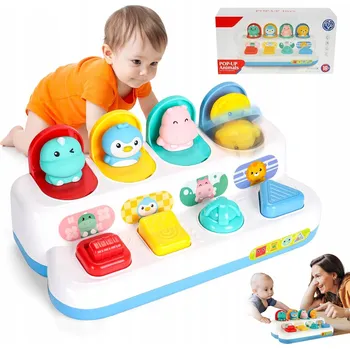 VYSKAKUJÍCÍ ZVÍŘÁTKA INTERAKTIVNÍ HRAČKA PRO DĚTI DOVEDNOSTNÍ HRA POP-UP