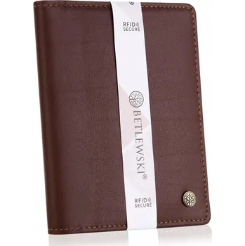 Peněženka Betlewski peněženka z pravé kůže hnědá BPM-BH-M2 - muž