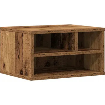 Obraz Stojan na tiskárnu z dřevěného kompozitu 40x32x22,5 cm, staré dřevo