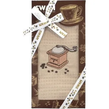 Utěrka Dárkové balení utěrka SWAN Mlýnek hnědý - 1 ks