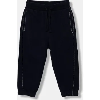 Chlapecké kalhoty Dětské bavlněné tepláky United Colors of Benetton 3NBMGF053.P.seasonal námořnická modř 59X, vel. 116