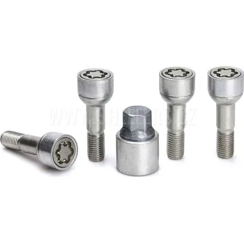 Autodoplněk Pojistné bezpečnostní šrouby M12x1,5x38 kulová R12, klíč 17, SICUSTAR VN238R12