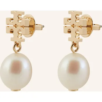 Náušnice Tory Burch Dámské Visací Náušnice Kira, zlatá / bílá, one size