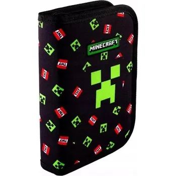 Penál Jednopatrový rozkládací penál Astra Minecraft, vícebarevný