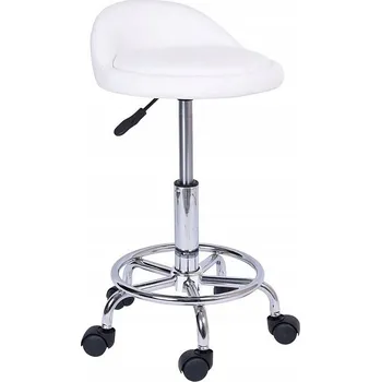 Barová židle Barová Židle F.H. Angel bílý 73 cm umělá kůže