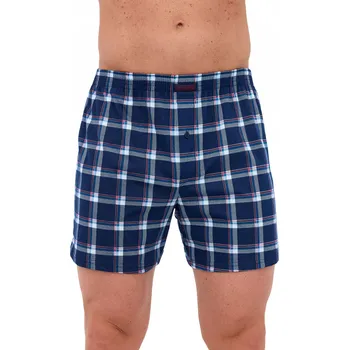 Pánské spodní prádlo Pánské boxerky Cornette Comfort 002/323 vel. L (48) kostkované volné na spaní