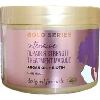 Vlasová regenerace Pantene PRO-V Gold Series Argan Oil maska na vlasy 500 ml