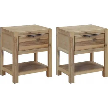 Noční stolek Noční stolek Rustikální 40x30x48 cm - Akácie