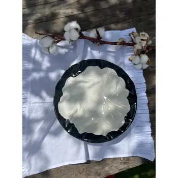 Talíř Talíř kulatý ROCK - 25 cm, černý, styl Loft