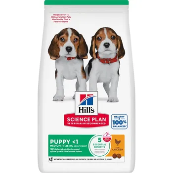Krmivo pro psa 2x14kg Hill's Science Plan Puppy <1 Medium Chicken