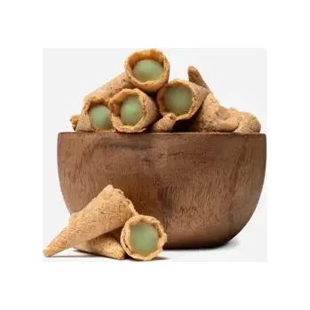 Čokoláda Mini kornoutky pistácie a bílá čokoláda