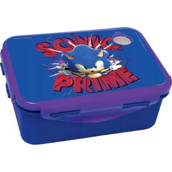 Svačinový box SVAČINOVÝ BOX svačinový box, chlebník se 4stranným uzavíráním SONIC Sonik ježek