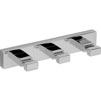 Držák na ručník INDA LEA 1800 držák ručníků se třemi háčky 170 mm, chrom