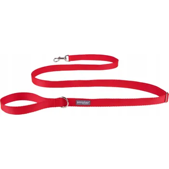 Vodítko pro psa Amiplay Nastavitelná Vodítko Easy Fix Popular XL 160-300 x 2.5cm ČERVENÁ