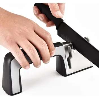 BROUSEK SOLIDNÍ BROUSEK NA KUCHYŇSKÉ NOŽE NŮŽKY KOMPAKTNÍ BROUSEK 4v1