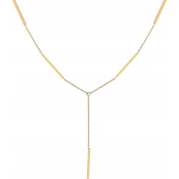 Náhrdelník Náhrdelník Miss Glow 37794 z oceli zlaté barvy, 48 cm