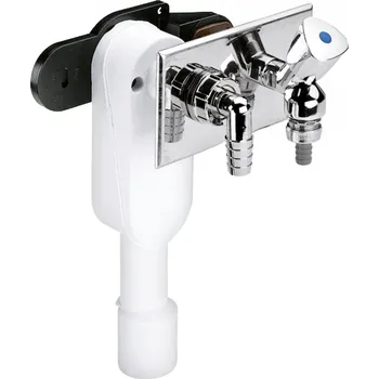 Sifon VIEGA 5635.1 podomítkový pračkový sifon DN40/50, s připojením na vodu, nerez