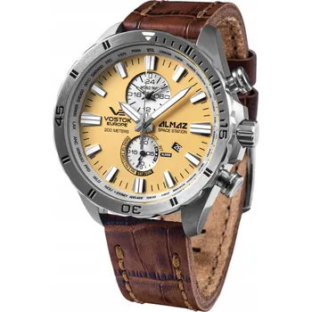 Hodinky Pánské Hodinky Vostok Europe YM8J-320A655 hnědé p