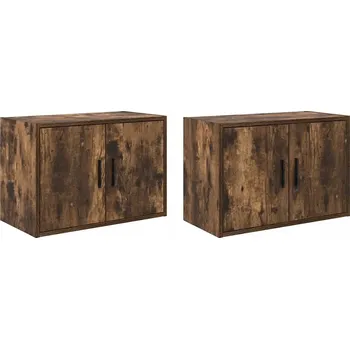 Koupelnový nábytek Nástěnná skříňka do garáže, kouřový dub, 60 x 30 x 41 cm