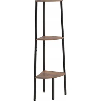 Knihovna Regál Zakito Home 45,5 cm x 120 cm x 31,5 cm, odstíny hnědé