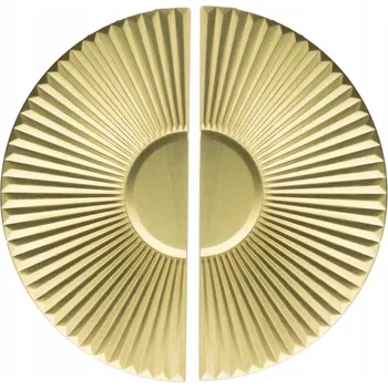 Nábytková úchytka klasická zlatá matná 16 x 8 x 2,5 cm