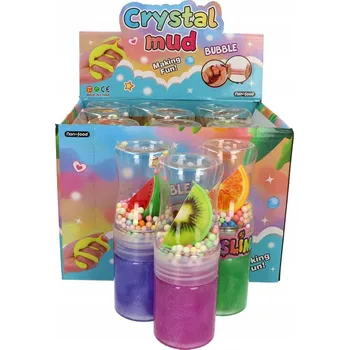 Figurka OVOCNÝ SLIZ SE TŘPYTKAMI A BAREVNÝMI KULIČKAMI - OVOCNÁ FIGURKA UVNITŘ