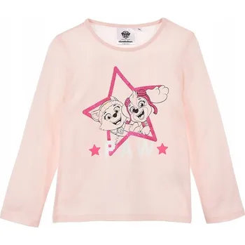 Sun City dětské tričko s dlouhým rukávem bavlna růžové, velikost 116