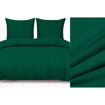 Povlečení Damaškové Sada povlečení 160x200 + 2 polštáře hotelově zeleň