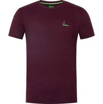 Rybářské oblečení Korda Tričko Minimal Tee Burgundy - XL