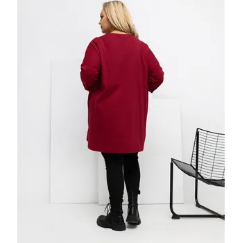 Dámská halenka Halenka RV BZ A1076.00 bordó jedna velikost