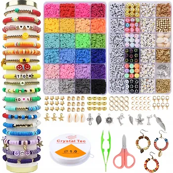 dětská sada na výrobu šperků Sada na výrobu náramků BestHurt 7300 dílků