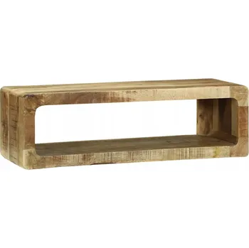 Televizní stolek Obdélníkový hnědý TV stolek z masivního mangového dřeva 120x40x50