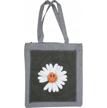 Kabelka Moderní dámská taška přes rameno šedá DO MĚSTA