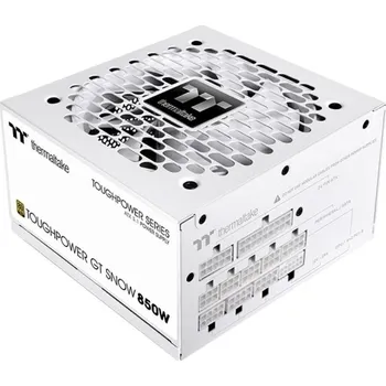 Počítačový zdroj THERMALTAKE zdroj 850W Toughpower GT, 120mm, Plně modulární, 80+ Gold, bílá PS-TPT-0850FNFAGE-W