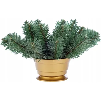 umělá květina UMĚLÝ ZÁKLAD V TĚŽKÉM KVĚTINÁČI DEKORACE TRÁVNÍK 18