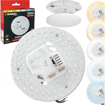 LED panel LED Modul Vložka do Stropních Svítidel Panelů 18W 1980lm CCT MĚNITELNÁ BARVA 5 BAREV