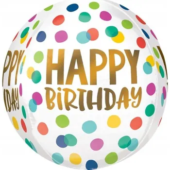 Balónek Fóliový balónek Amscan Všechno nejlepší k 18. narozeninám 18"