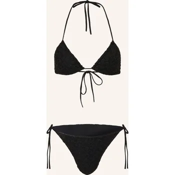 Dámské plavky Missoni Dámské Trojúhelníkové Bikiny S Třpytivou Nití, černá, 34