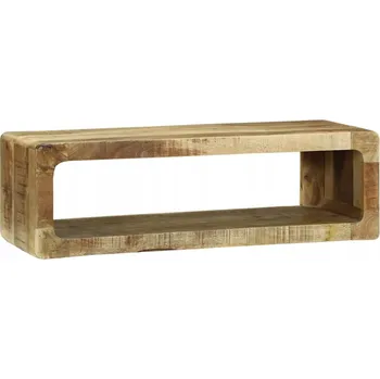 Jídelní stůl Obdélníkový hnědý stolek pod televizi z masivního mangového dřeva, 6,76 kg