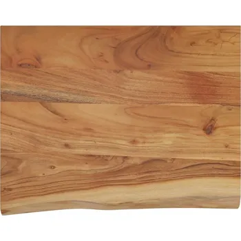 police Nástěnná police z masivního akáciového dřeva 50 x 40 x 2,5 cm přírodní