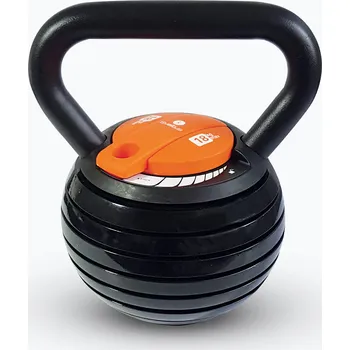 Nastavitelný kettlebell Sveltus Adjustable 4-18 kg black/orange